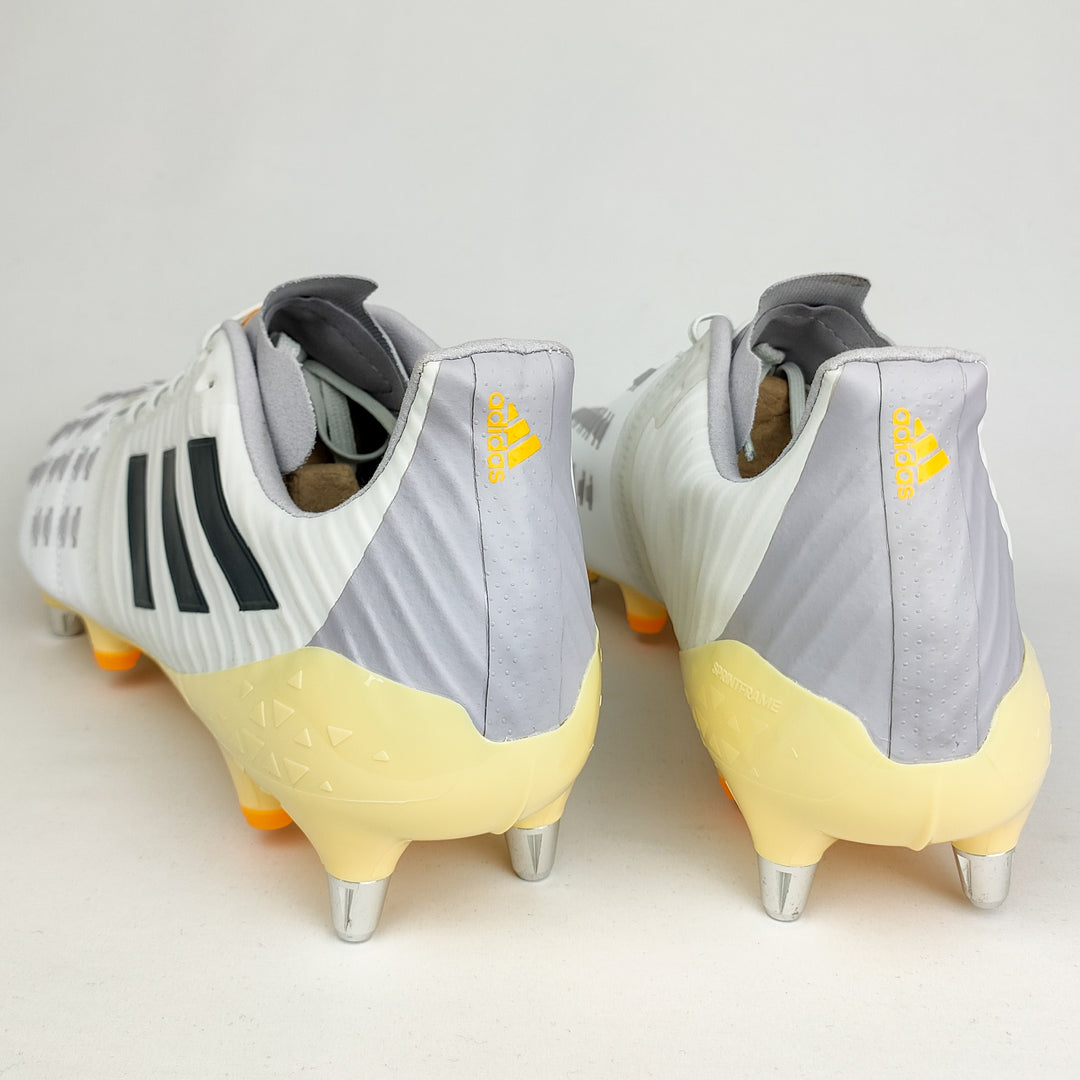 Adidas Predator Malice Control SG - White/Solar Gold/Grey Six/Orange Tint *In Box*