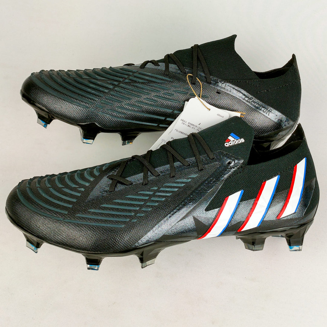 Adidas Predator Edge .1 Low FG - Core Black/White/Vivid Red/Bold Blue *Brand New*