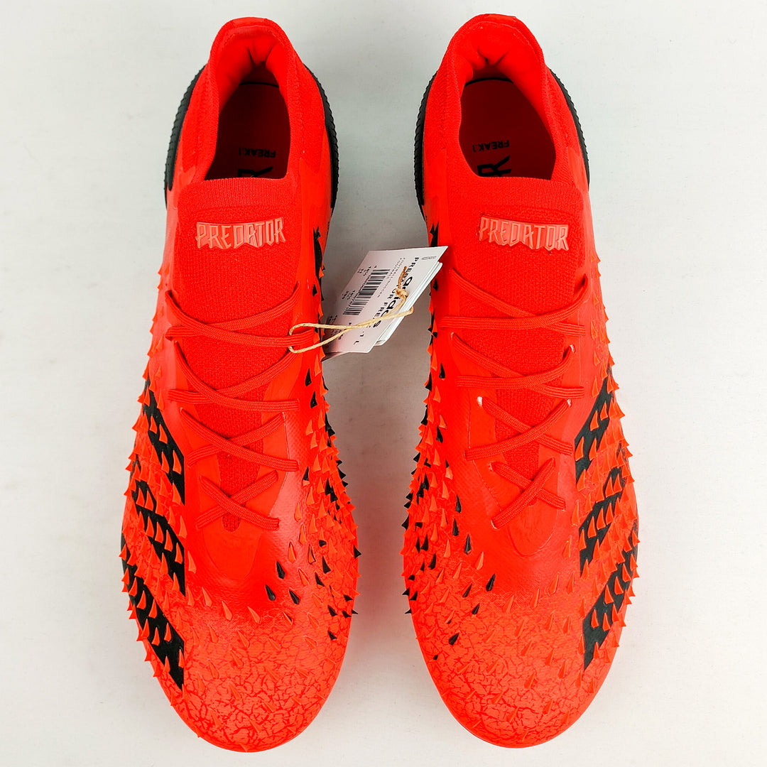 Adidas Predator Freak .1 Low FG - Red/Core Black/Solar Red *In Box*
