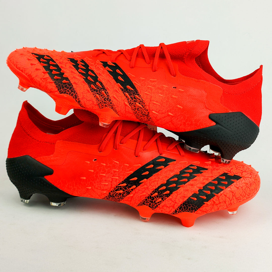 Adidas Predator Freak .1 Low FG - Red/Core Black/Solar Red *In Box*