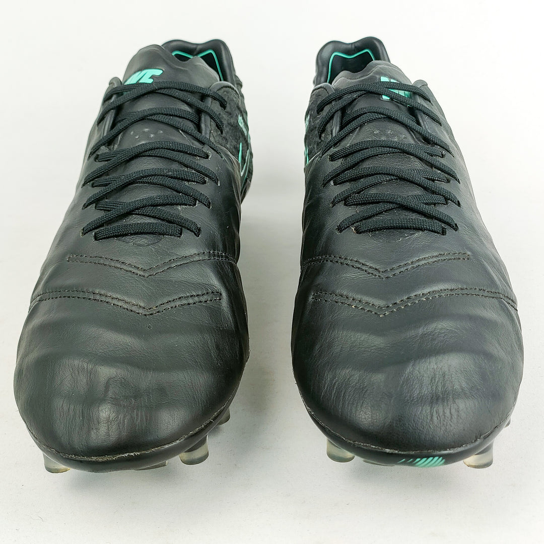 Nike Tiempo Legend VI Elite FG - Black/Hyper Turquoise *Wore Once*