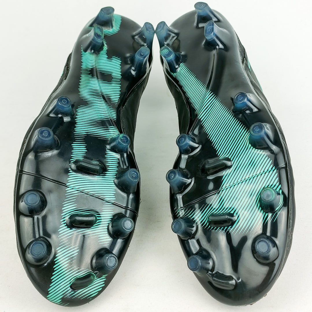 Nike Tiempo Legend VI Elite FG - Black/Hyper Turquoise *Wore Once*