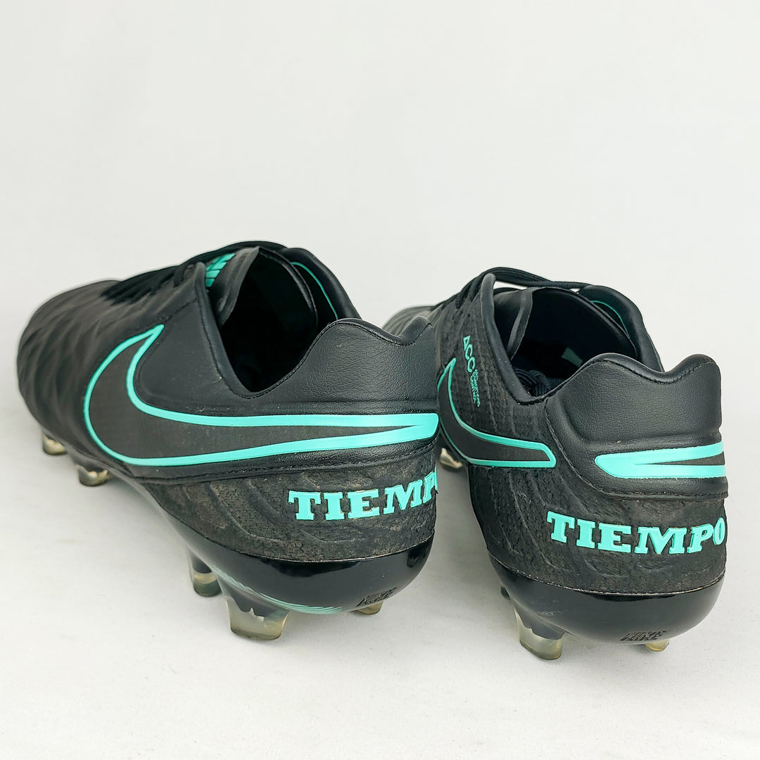 Nike Tiempo Legend VI Elite FG - Black/Hyper Turquoise *Wore Once*