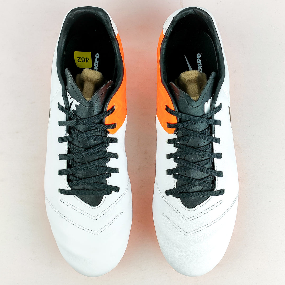 Nike Tiempo VI Mystic FG - White/Total Orange/Black *In Box*