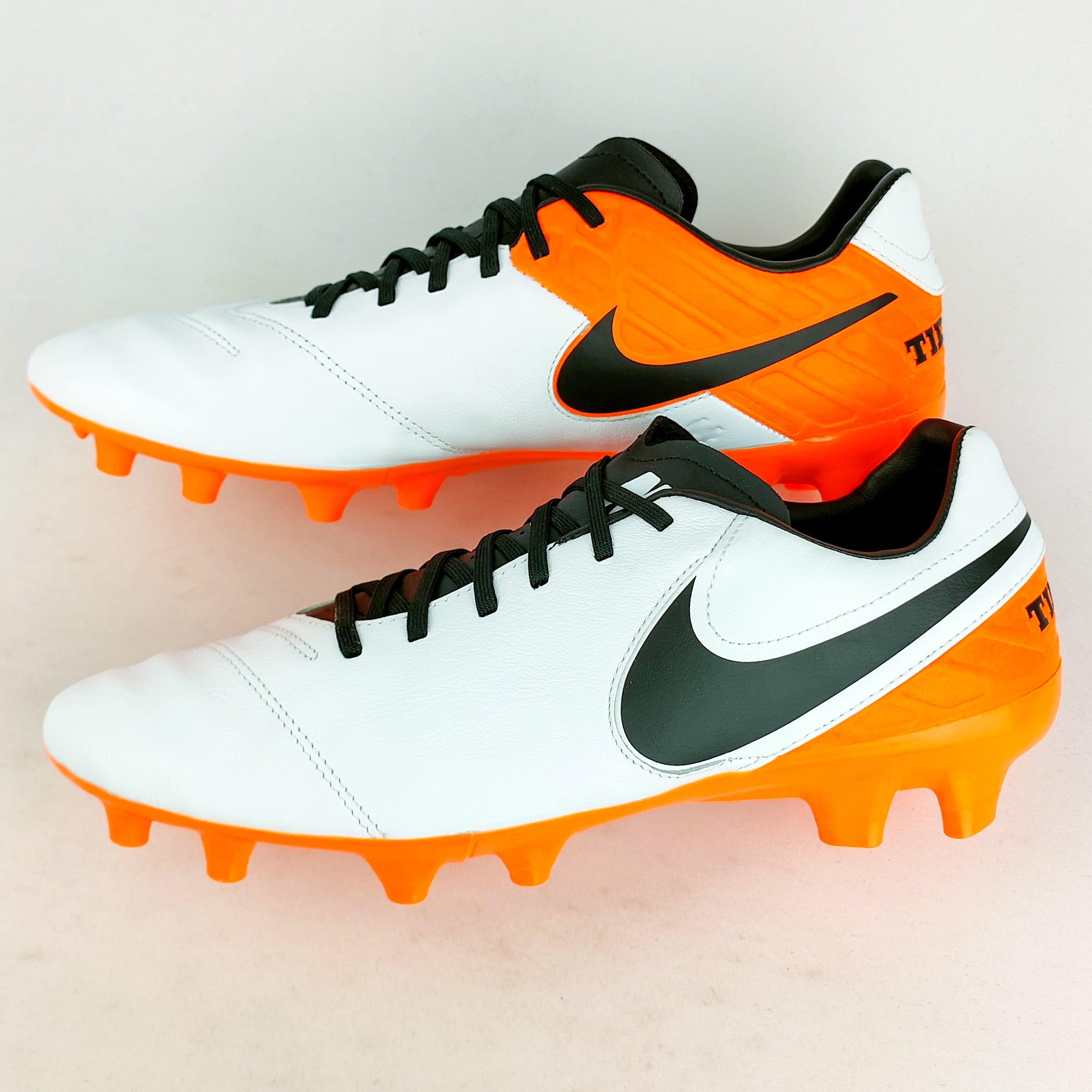 Nike Tiempo VI Mystic FG White Total Orange Black In Box PM Boots