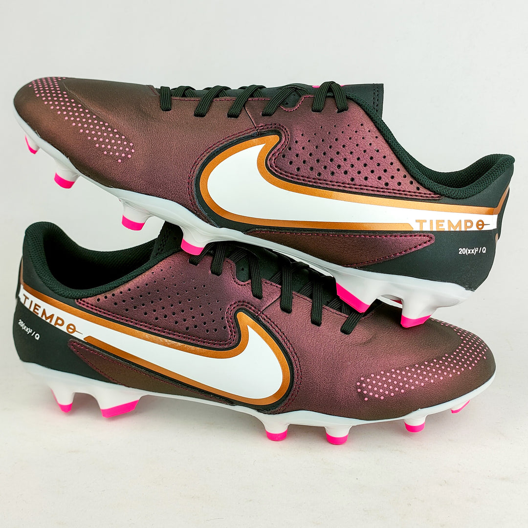 Nike Tiempo Legend 9 Academy FG - Space Purple/White/Off Noir/Pink Blast *Brand New*