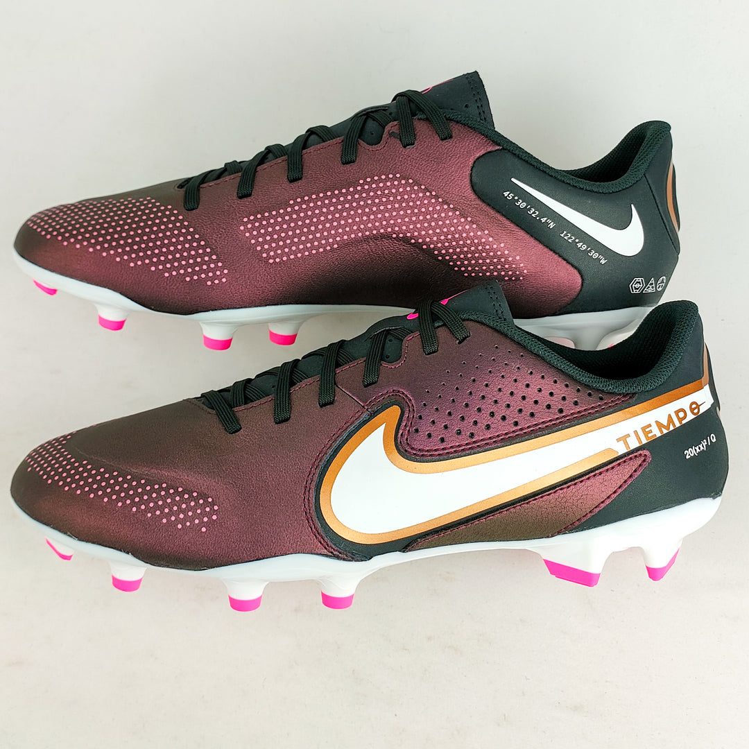 Nike Tiempo Legend 9 Academy FG - Space Purple/White/Off Noir/Pink Blast *Brand New*