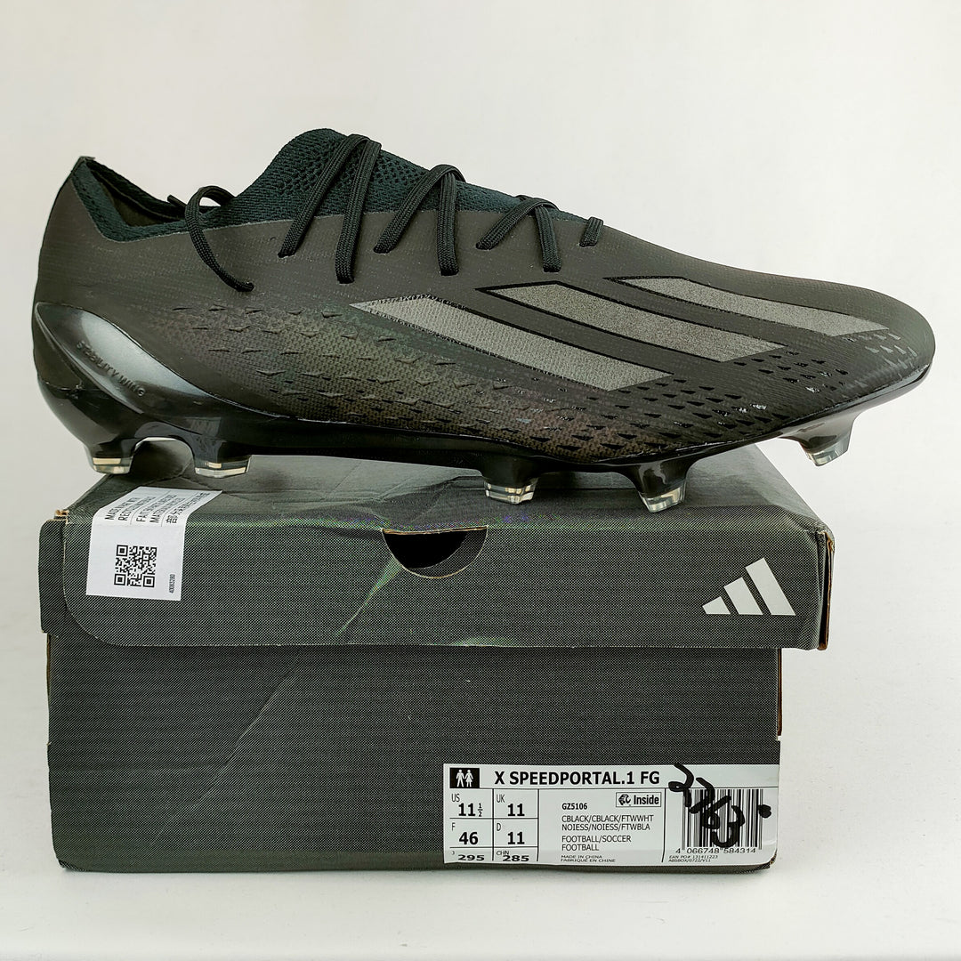 Adidas X Speedportal .1 FG - Core Black/Core Black/White *Brand New*