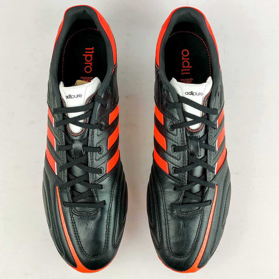 Adidas Adipure 11Pro FG - Black/Infrared Orange/White *Brand New*