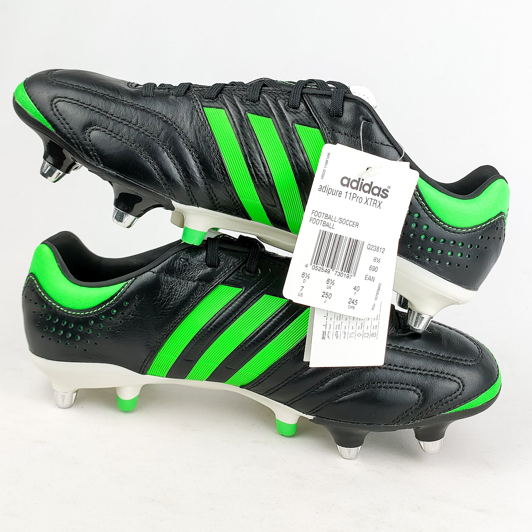 Adidas Adipure 11Pro XTRX SG - Black/Green Zest/White *In