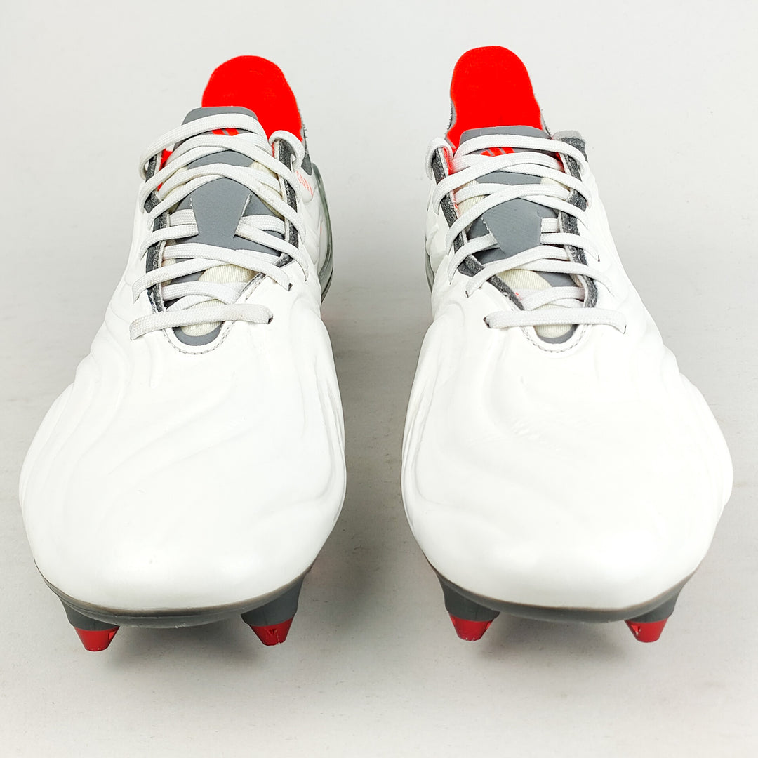 Adidas Copa Sense .1 SG - White/Solar Red/Iron Metallic *Wore Once*