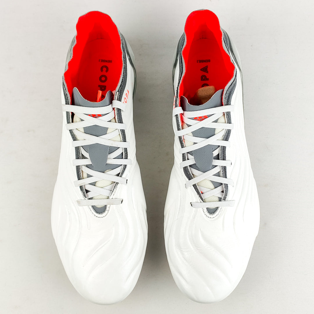 Adidas Copa Sense .1 SG - White/Solar Red/Iron Metallic *Wore Once*