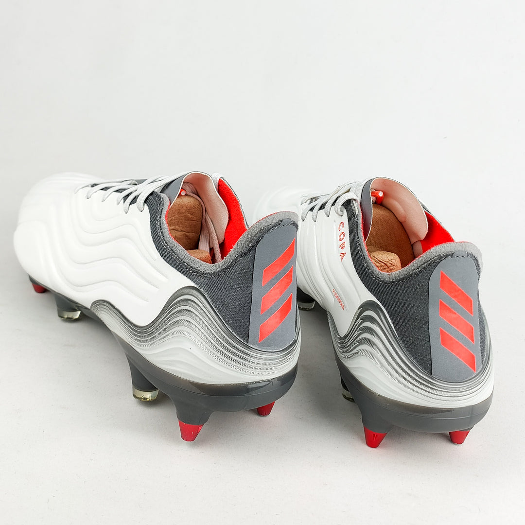 Adidas Copa Sense .1 SG - White/Solar Red/Iron Metallic *Wore Once*