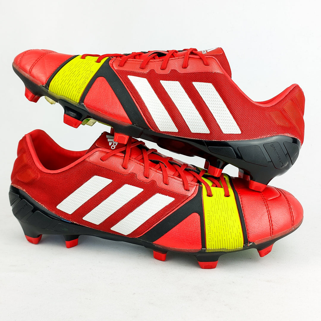 Adidas Nitrocharge 1.0 FG - Red/Electricity Yellow/Black/White *Pre-Owned*