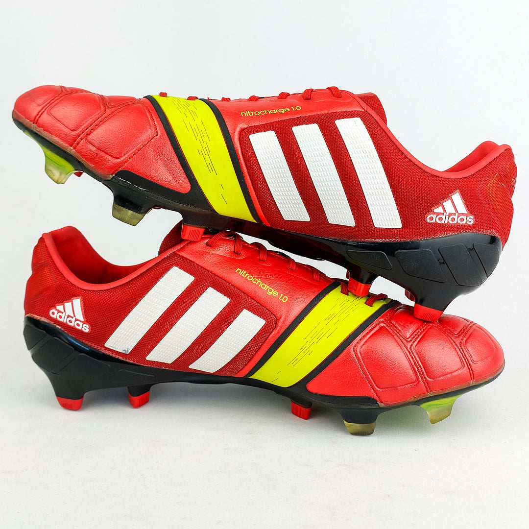 Adidas Nitrocharge 1.0 FG - Red/Electricity Yellow/Black/White *Pre-Owned*