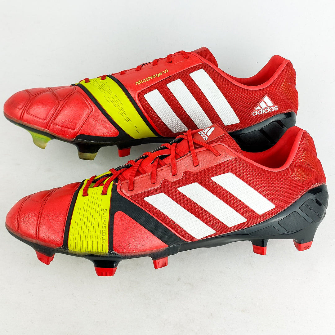 Adidas Nitrocharge 1.0 FG - Red/Electricity Yellow/Black/White *Pre-Owned*