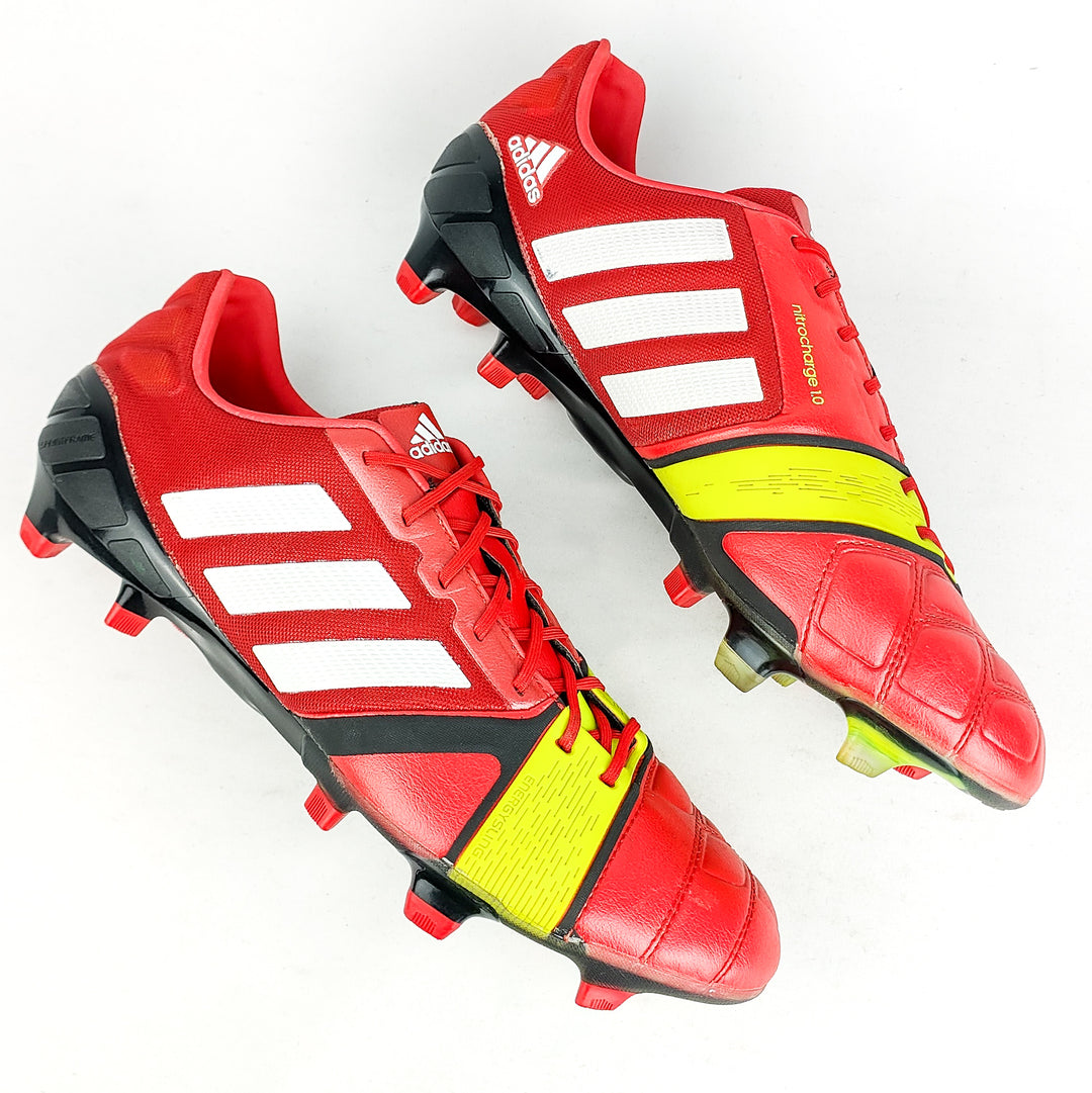 Adidas Nitrocharge 1.0 FG - Red/Electricity Yellow/Black/White *Pre-Owned*