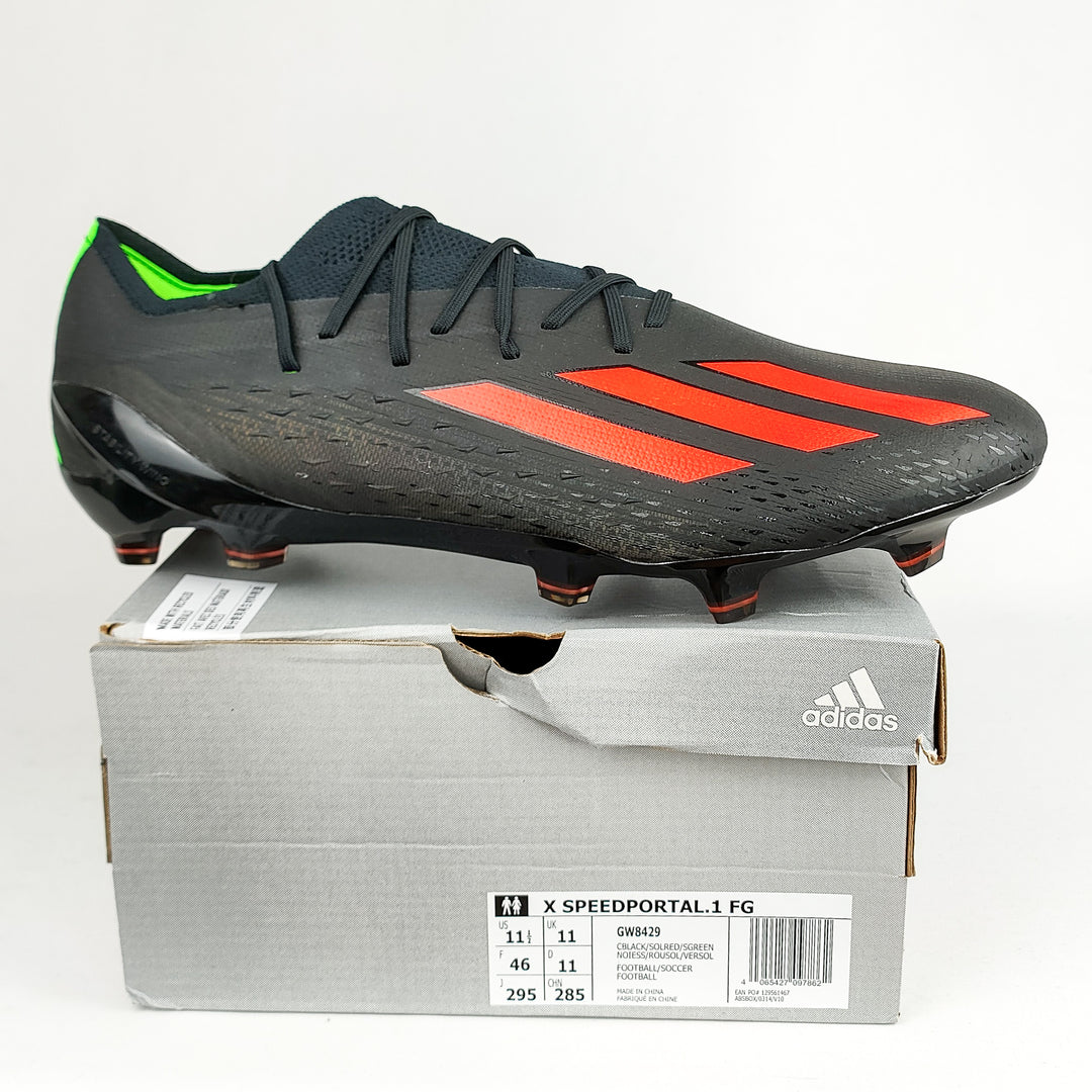 Adidas X Speedportal .1 FG - Core Black/Solar Red/Solar Green *In Box*