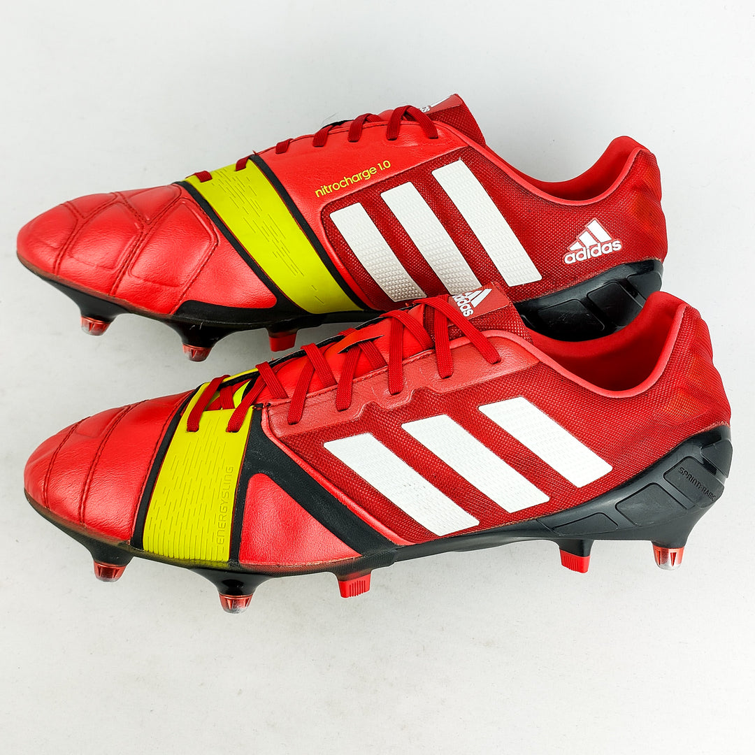 Adidas Nitrocharge 1.0 SG - Red/Electricity Yellow/Black/White *Pre-Owned*
