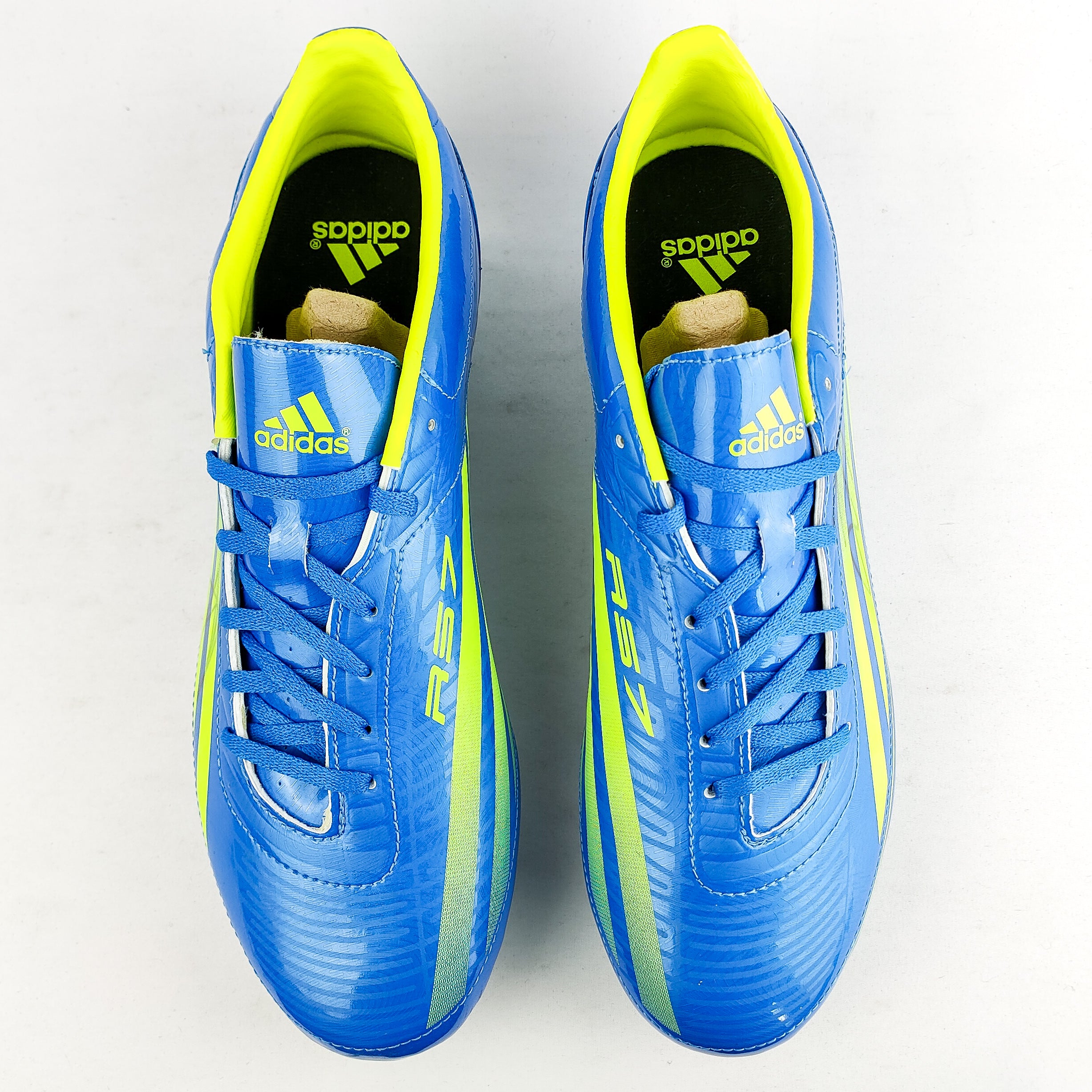 Adidas RS7 II 2011 TRX SG Blue Electricity Yellow Blue Brand New PM Boots