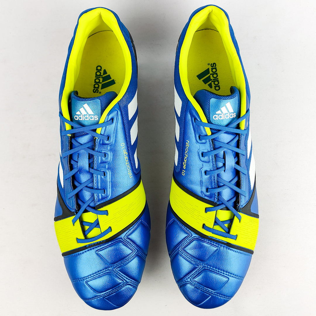 Adidas Nitrocharge 1.0 SG - Blue/Electricity Yellow/Black/White *As New*