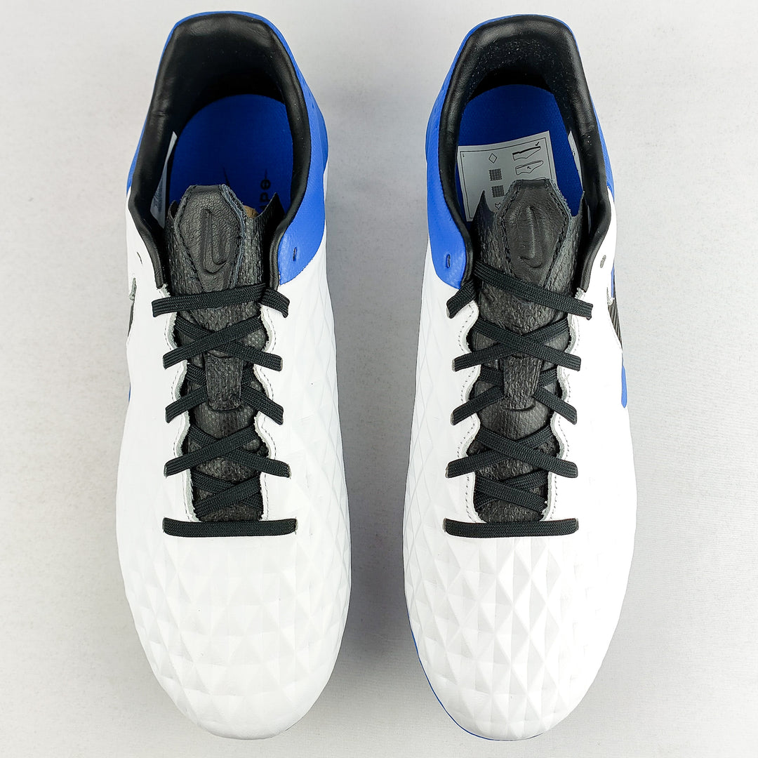 Nike Tiempo Legend VIII Pro FG - White/Hyper Royal Blue/Black *In Box*