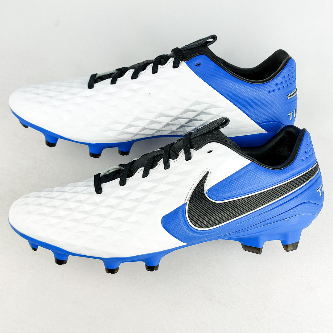Nike Tiempo Legend VIII Pro FG White/Hyper Royal Blue/Black *In Box*