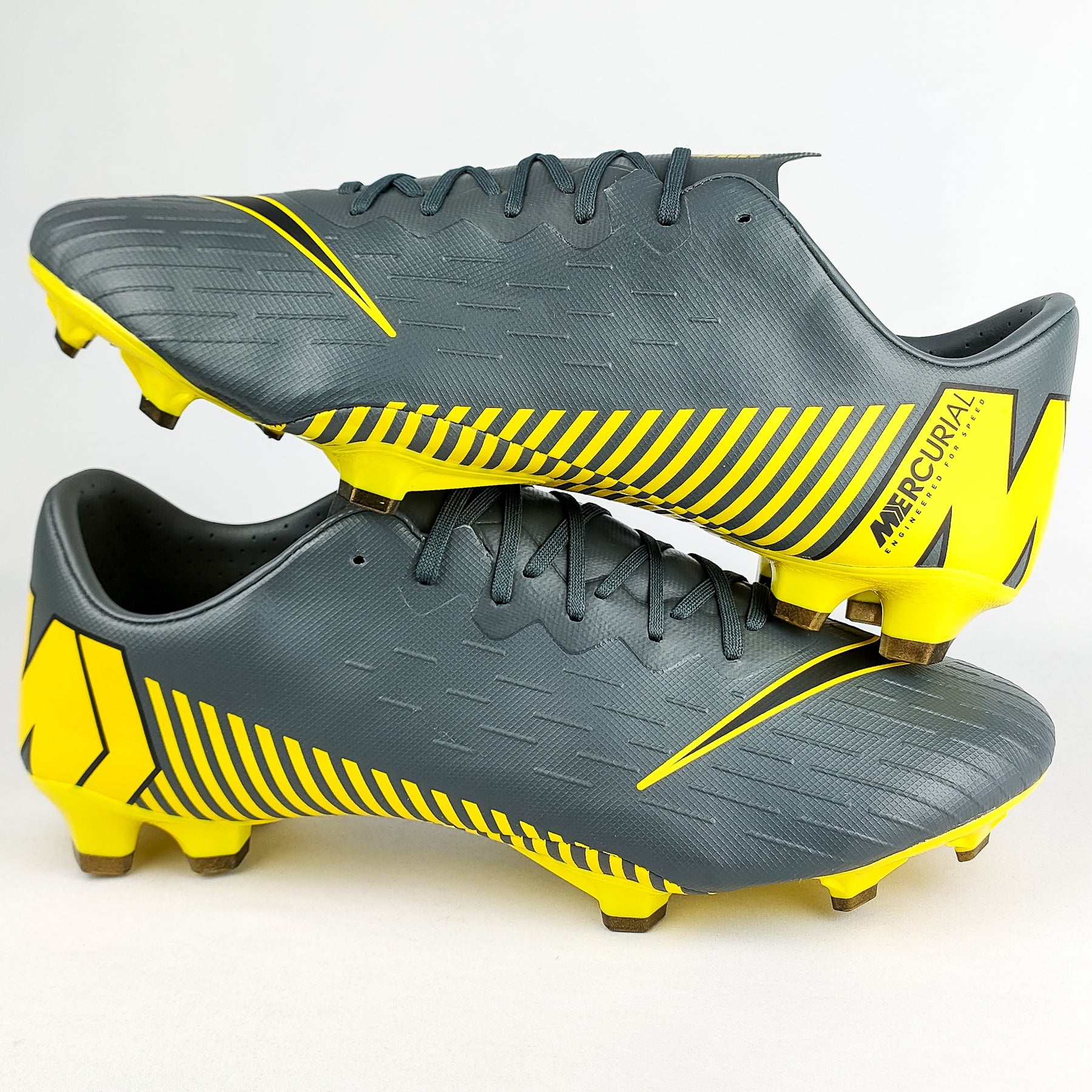 Nike Mercurial Vapor 12 Pro FG - Thunder Grey/Yellow *In Box* â PM Boots