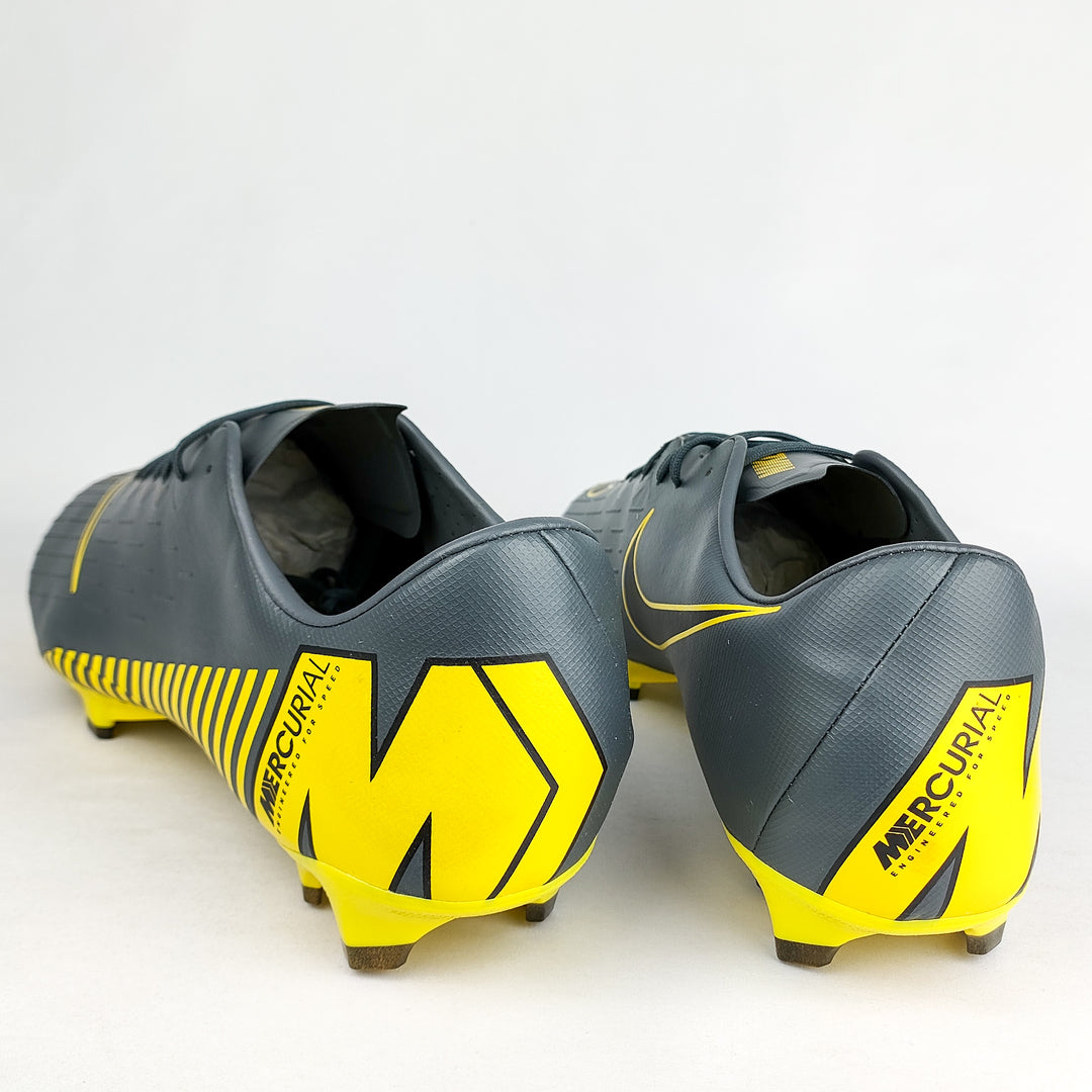 Nike Mercurial Vapor 12 Pro FG - Thunder Grey/Yellow *In Box*