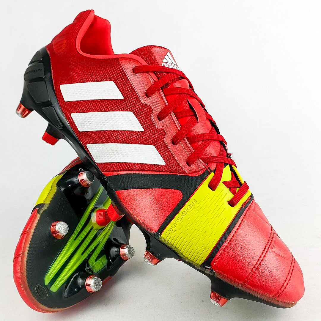 Adidas Nitrocharge 1.0 SG - Red/Electricity Yellow/Black/White *Pre-Owned*